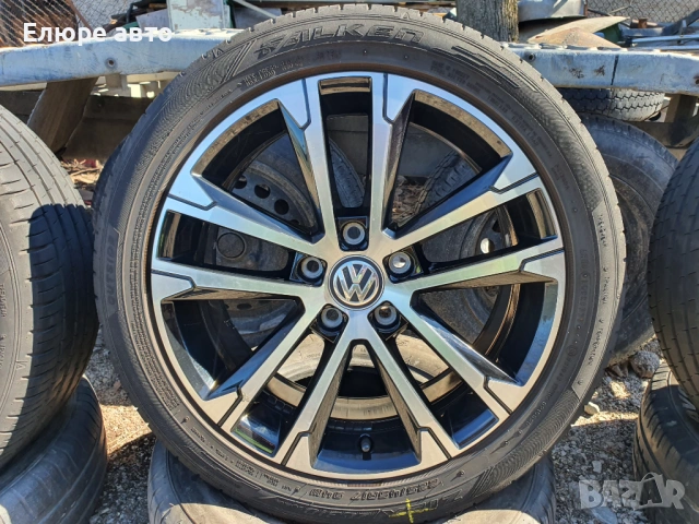 Джанти Фолксваген 5х112х7J17ет49, снимка 2 - Гуми и джанти - 54111600
