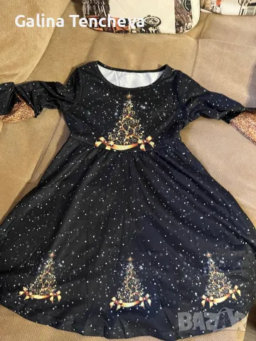 Рокля с апликация елха