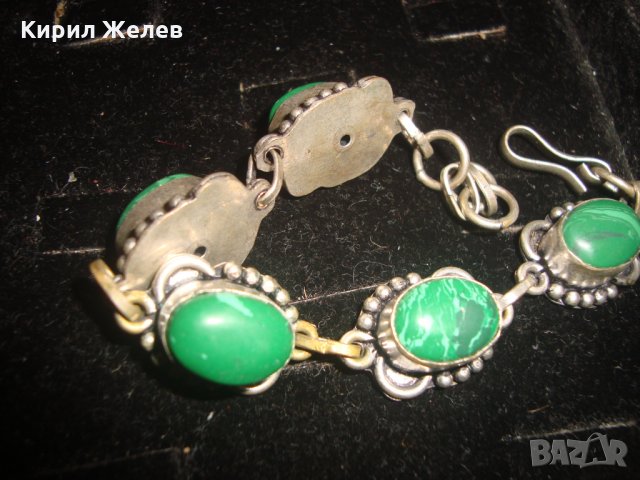 МАЛАХИТЕНА САЧАНЕНА СТАРА ОСМАНСКА ГРИВНА 77391, снимка 9 - Антикварни и старинни предмети - 30691318