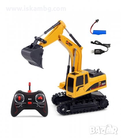 БАГЕР С ДИСТАНЦИОННО УПРАВЛЕНИЕ И АКУМУЛАТОРНА БАТЕРИЯ - код 2864, снимка 11 - Електрически играчки - 33913111