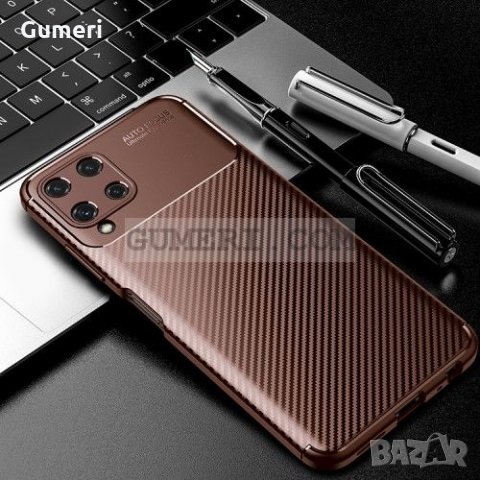 Samsung Galaxy A22 4G Противоударен Силиконов Гръб - Карбон, снимка 9 - Калъфи, кейсове - 33937206