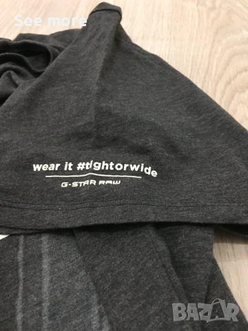 Мъжка тениска  G-STAR Raw размер XL, снимка 5 - Тениски - 53614209