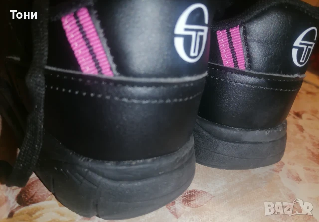 SERGIO TACCHINI Оригинал Нови Кожени Дамски Маратонки 39, снимка 8 - Маратонки - 50496065