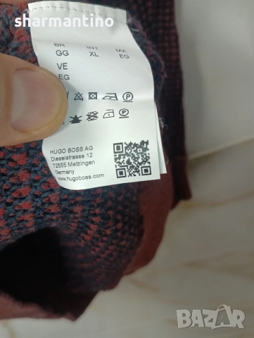 Hugo Boss Orange пуловер XL - 45 лв, снимка 3 - Пуловери - 51634162