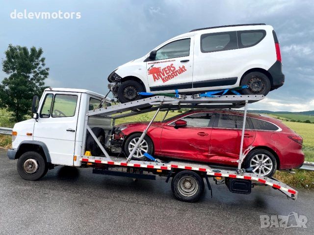Mercedes Vario 612D 2.9TD, 122кс., 1998 г., пътна помощ, автовоз за два автомобила,лебедка 12 000LBS, снимка 4 - Камиони - 52589784