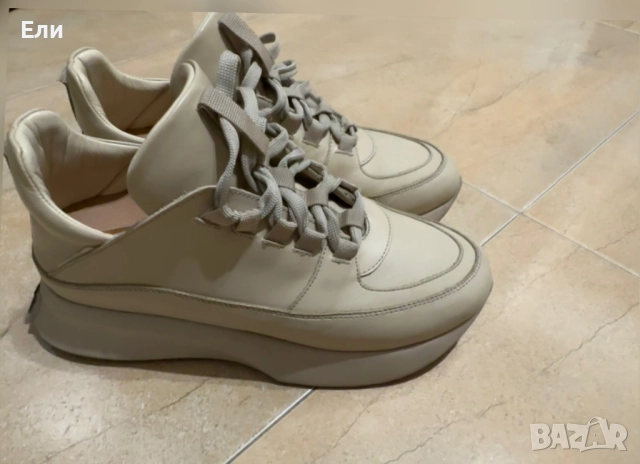 ⭐️Кожени маратонки 37 номер⭐️Milano, снимка 3 - Маратонки - 48466154