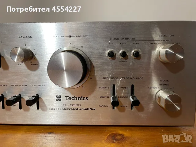 TECHNICS SU3500, снимка 3 - Ресийвъри, усилватели, смесителни пултове - 55779904