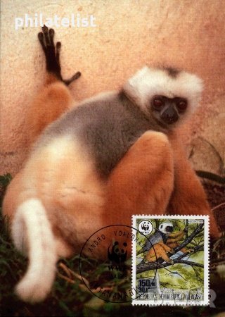 Мадагаскар 1988 - 4 броя Карти Максимум - WWF, снимка 2 - Филателия - 38896790