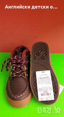 Английски детски боти естествена кожа-M&S, снимка 4 - Детски боти и ботуши - 30215976