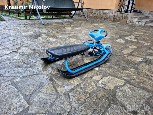 Stiga шейна с кормило Snowracer Color PRO Blue, снимка 2 - Уикенд почивки и екскурзии - 52584843