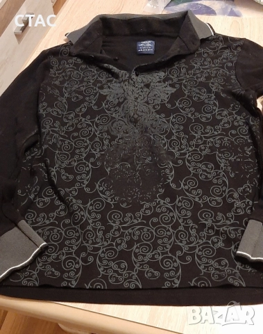 Нова оригинална и ефектна блузаZARA/хубави черно-бели нюанси/, снимка 7 - Блузи - 49469012