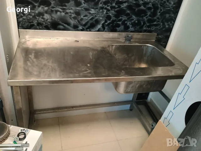 Мивка инокс неръждаема стомана с конструкция 