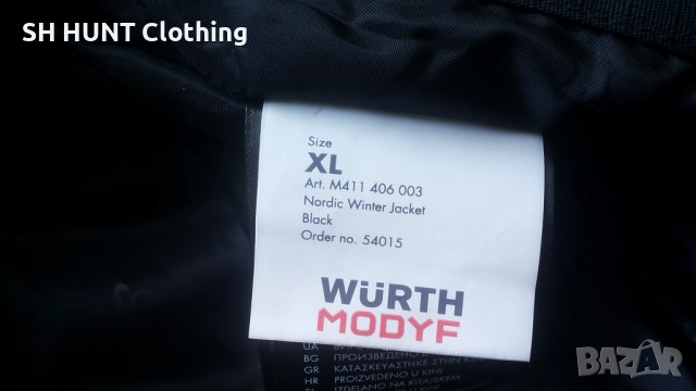 WURTH MODYF Nordic Winter Work Jacket размер XL зимно водонепромокаемо работно W4-474, снимка 16 - Якета - 51982333