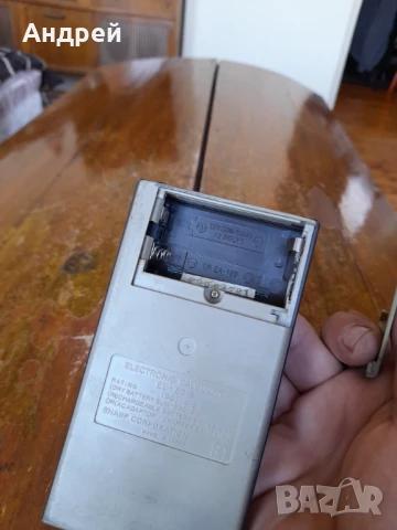 Стар калкулатор Sharp Elsi Mate EL-8018, снимка 7 - Други ценни предмети - 51253412