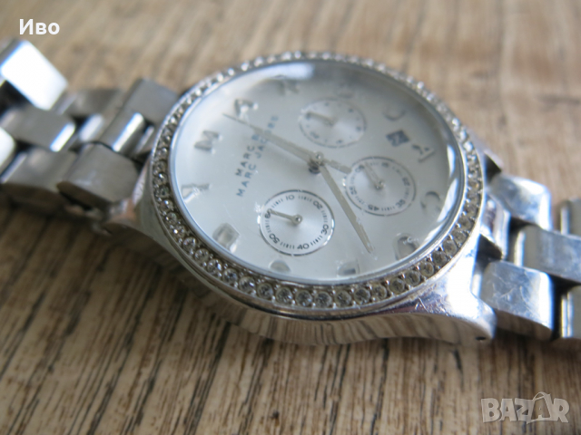 Marc Jacobs дамски стоманен хроно часовник MBM3104, снимка 3 - Дамски - 36536861