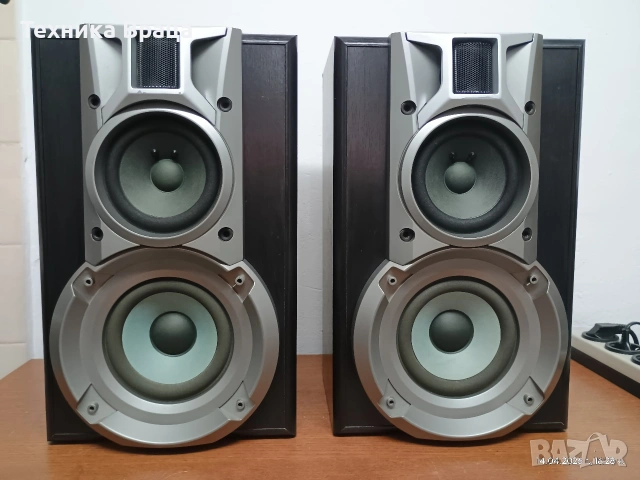 Трилентови тонколони Technics SB-EH550. Перфектни! Изпращам видео. , снимка 2 - Тонколони - 54198915