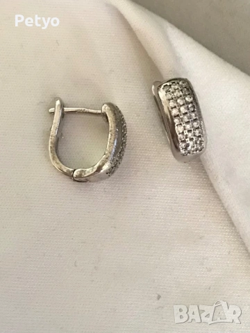 Дамски сребърни обеци