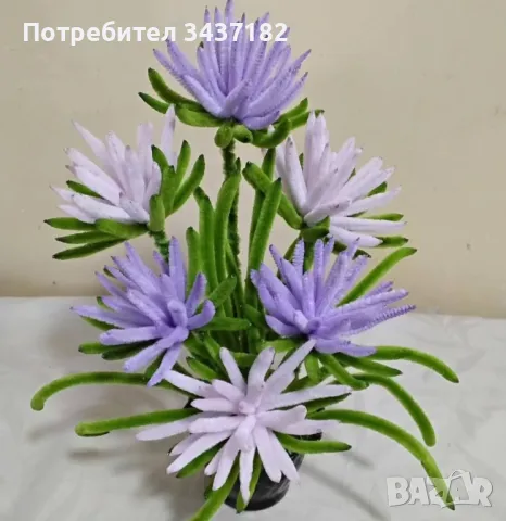 Ръчно изработени цветя! Оригинален подарък за Вашите празници, снимка 15 - Декорация за дома - 48959419