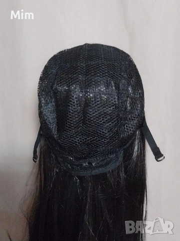 Перука в  черно дължина 70 см , снимка 8 - Аксесоари за коса - 52182542