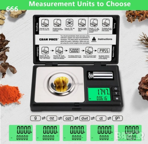 Високопрецизна милиграмова везна, снимка 3 - Друга електроника - 54019691