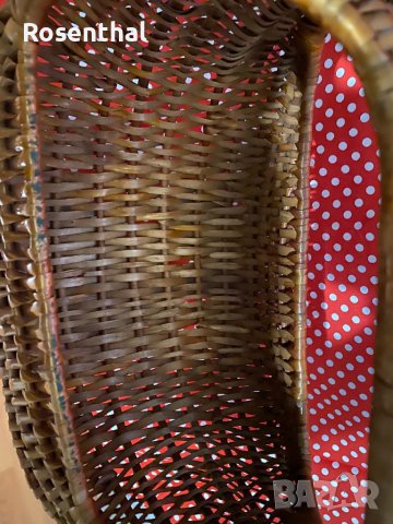 Плетена кошница , снимка 2 - Декорация за дома - 42872262