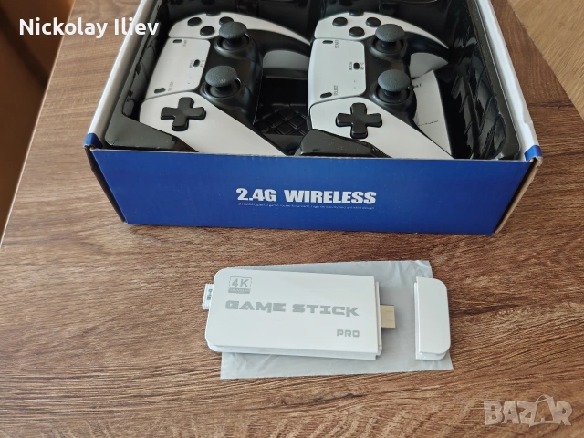 Конзола безжична Game Stick 4K/HD 20 000 игри , снимка 2 - Игри за PlayStation - 53875488