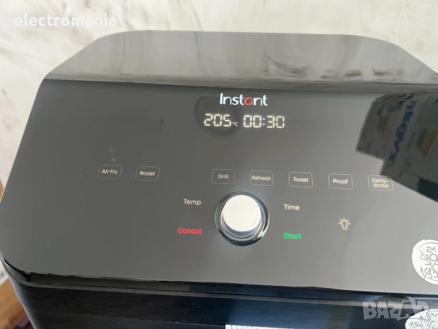 НЕУПОТРЕБЯВАН!!! фритюрник с горещ въздух/фурна Instant Vortex Plus 9-in-1, 13L., снимка 11 - Фритюрници - 54289248