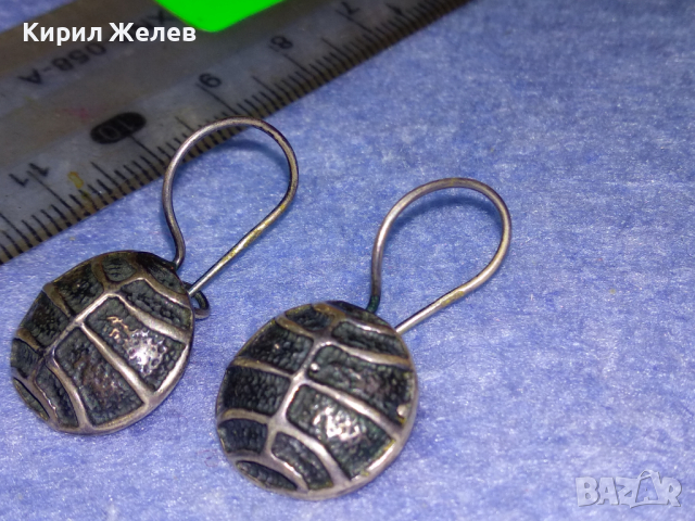 СТАРИ ОРНАМЕНТИРАНИ ЛАКИРАНИ СРЕБЪРНИ РЕТРО ОБЕЦИ ВИСОКА ПРОБА СРЕБРО РЪЧНА МАЙСТОРСКА РАБОТА 43204, снимка 16 - Антикварни и старинни предмети - 44707315