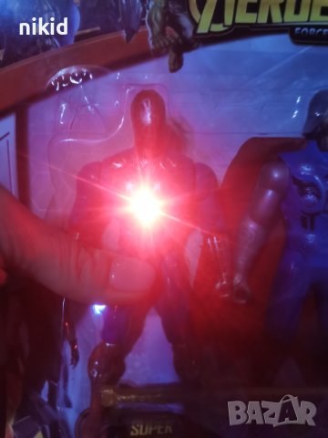 2 вида 3 бр Avengers Отмъстителите Хълк Капитан Америка Спайдърмен Тор  пластмасови фигурки играчки , снимка 4 - Фигурки - 33703935