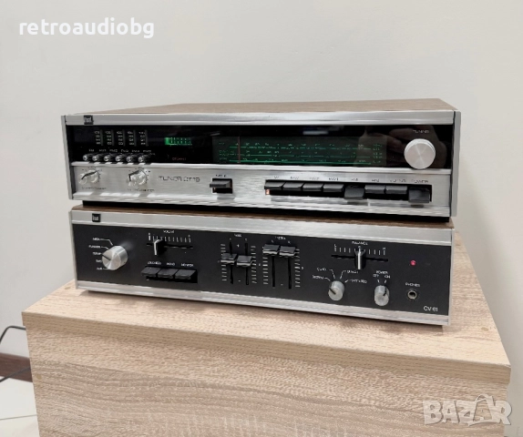 🔊Ретро аудио сет Усилвател DUAL CV61  + Тунер DUAL CT19 - 1976 г. - Made in Germany🔊, снимка 2 - Аудиосистеми - 51338050