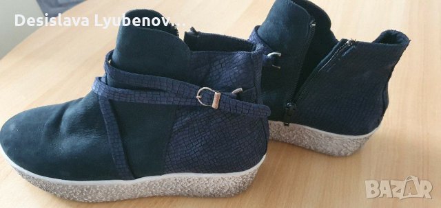 Велурени боти на GiAnni, снимка 2 - Дамски боти - 29282129