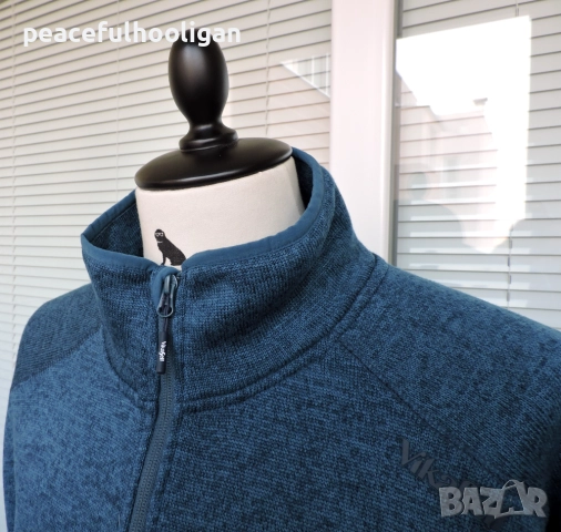 Vikafjell Mens Outdoor 1/4 Zip Pullover Sweater Polar Fleece Blue Size XL, снимка 3 - Пуловери - 52948895