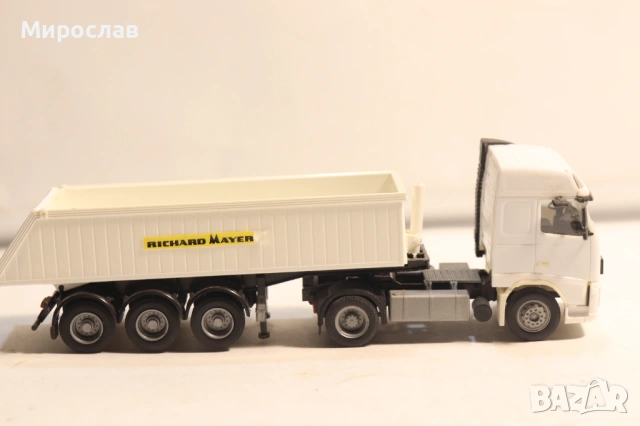 HERPA H0 1/87 VOLVO САМОСВАЛ ГОНДОЛА КАМИОН МОДЕЛ, снимка 6 - Колекции - 54347139