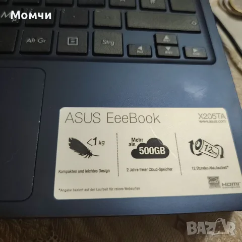 Asus EeeBook X205ta, снимка 4 - Лаптопи за дома - 56432534