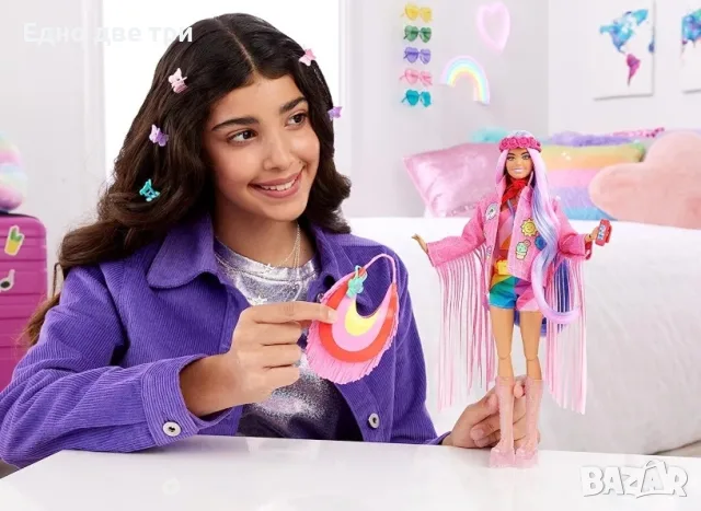 Кукли Barbie - Екстра - 4 модела, снимка 16 - Кукли - 56116930