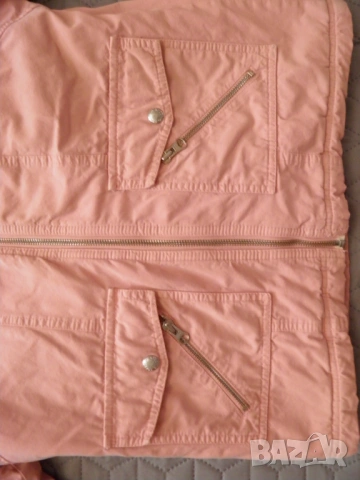 Дамско розово яке с качулка S/М, снимка 6 - Якета - 54312908
