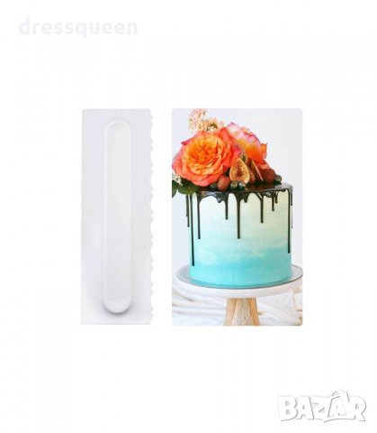 3131 Двустранни сладкарски шпатули за торти, комплект от 4 броя, снимка 6 - Други - 34238638