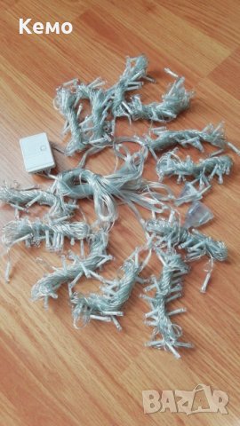 Празнични лампички тип завеса с 3х3м 300 LED, снимка 16 - Лед осветление - 27059053