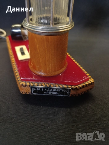 Стара соц лампа , снимка 2 - Антикварни и старинни предмети - 53358972