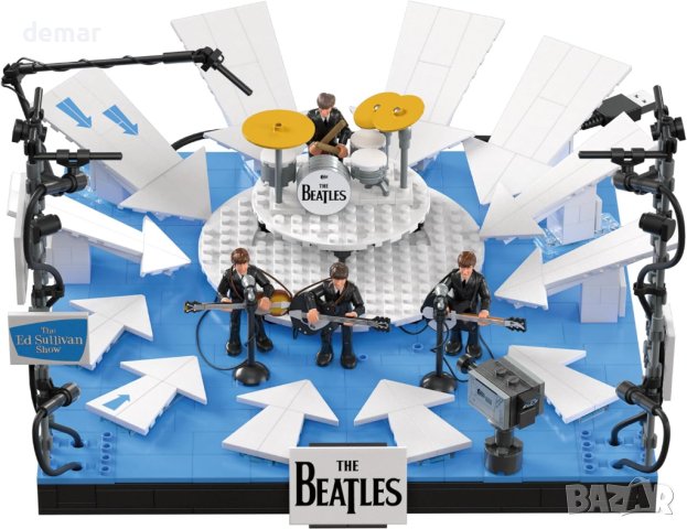 MEGA The Beatles Колекционерска строителна играчка с 681 части, снимка 4 - Колекции - 44499855