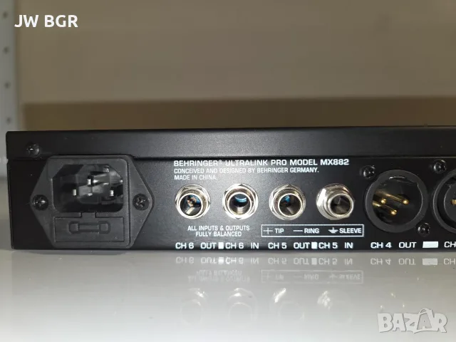 Аудио еквалайзер: Behringer Ultralink Pro MX882, снимка 4 - Аудиосистеми - 56478112