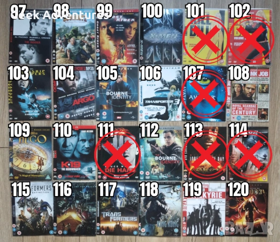 Екшън Филми DVD's - Оригинални Дискове на Английски Език - 5 лв/бр , снимка 6 - Екшън - 47015417