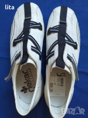 Кожени маратонки rieker Размер 36, снимка 3 - Маратонки - 30074935