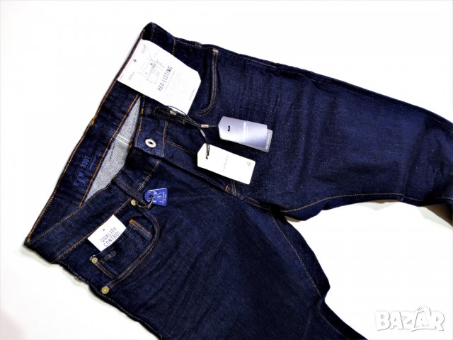 Нови НАМАЛЕНИ G-star Essentials Limited Edition Re 3301 Super Slim Red Listing Мъжки Слим Дънки W32, снимка 2 - Дънки - 39048256