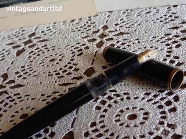 Колекционерска писалка Хемус, позлатен писец, снимка 3 - Антикварни и старинни предмети - 40645409