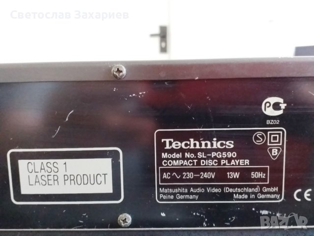 Compact disk player Technics SL -PG590, снимка 6 - Декове - 42894998