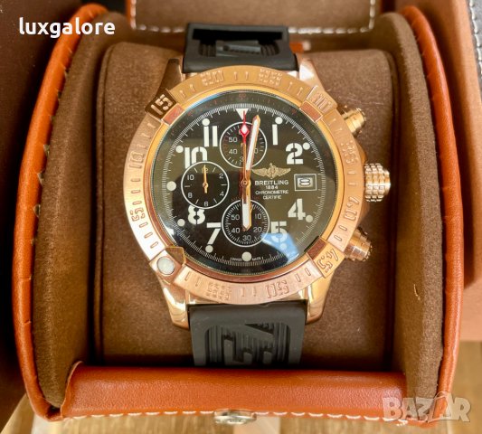 Мъжки часовник Breitling Avenger II Gold с кварцов механизъм, снимка 2 - Мъжки - 40517237