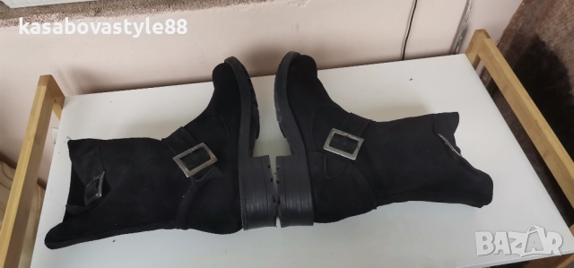 Ботуши от естествен велур 40 н. , снимка 6 - Дамски ботуши - 51982226