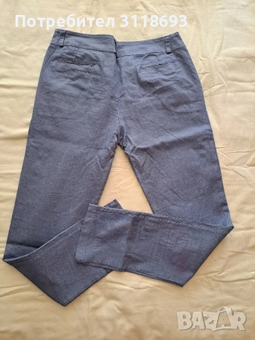 Дамски син панталон, снимка 2 - Панталони - 51468722