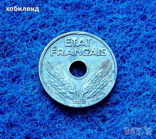 10 центимес Франция 1944, снимка 2 - Нумизматика и бонистика - 32003274